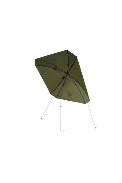 DELPHİN Umbrelă diagonală 250 cm RAINY, verde, husă de transport, frânghii și...