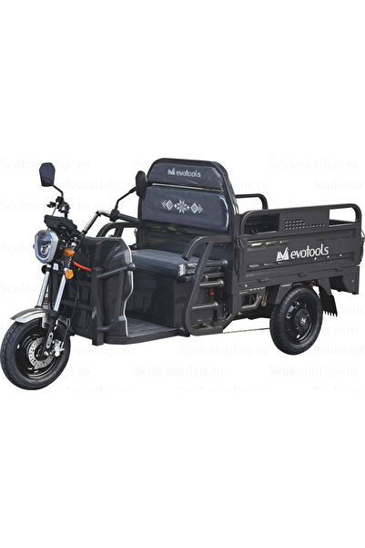 Evotools Triciclu Electric Cargo cu Descarcare Hidraulica TRCC1000, 1000 W, autonomie 71km - Copie