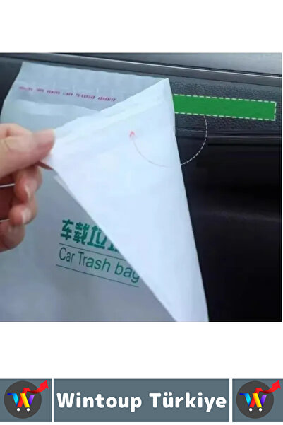 Wintoup Car Vehicle Interior Door Backseat Waterproof Self-Adhesive Practical Garbage Bag 20 Pieces