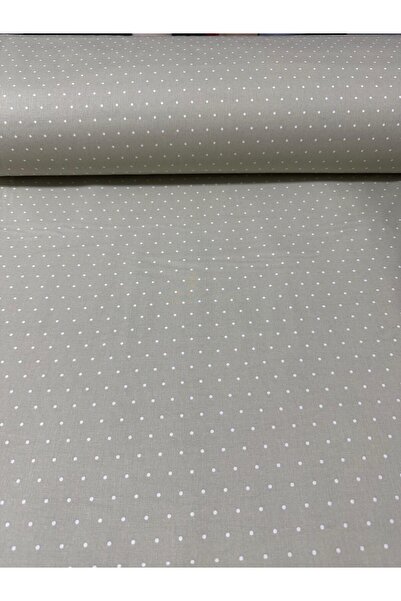 SELONYA Ranforce Yeşil Beyaz Nokta Desenli %100 Pamuk Nevresimlik Kumaş - Met...