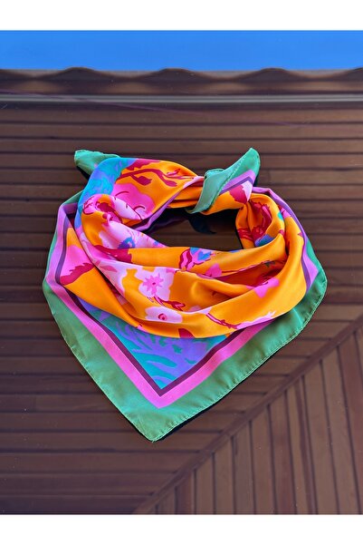 NFS BUTİK Brand Model Patterned Scarf Models