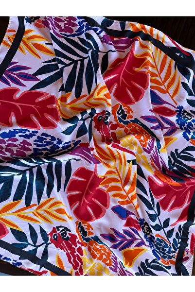 NFS BUTİK Brand Model Patterned Scarf Models