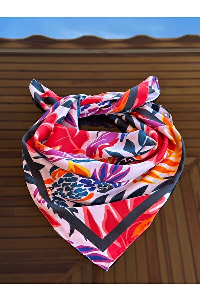 NFS BUTİK Brand Model Patterned Scarf Models