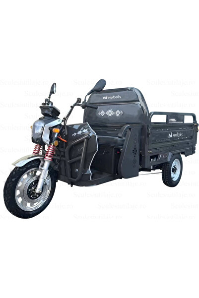 Evotools Triciclu Electric Cargo TRCC1500N , 1500W, autonomie 71km, bena basculabila