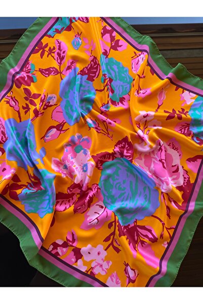 NFS BUTİK Brand Model Patterned Scarf Models