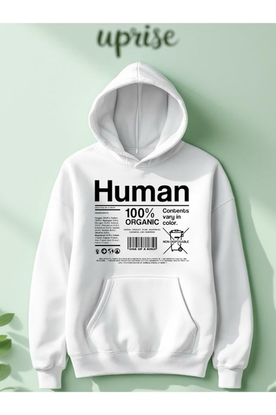 Vordevia سويت شيرت كبير الحجم مصنوع من القطن المطبوع بثلاث خيوط