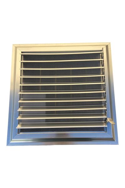 irişka Grille Aluminum Metallic Back Grille 44X44 cm