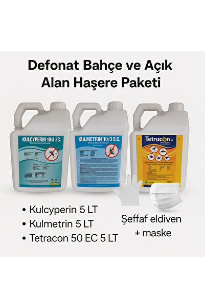 Defonat Bahçe ve Açık Alan Haşere Yok Etme Paketi – Sanayi Tipi 3’lü