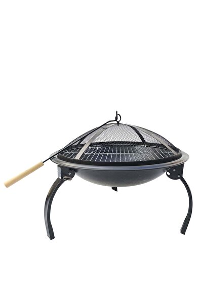 Greenmall Avalon Bahçe Şöminesi Siyah