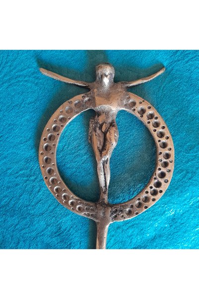 Vintage Pirinç Dekor Anahtar