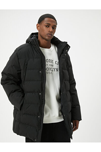 Koton Inflatable Jacket Hooded with Zipper