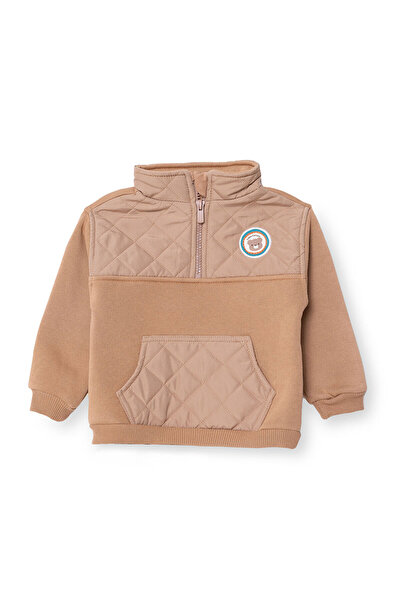 ebebek Hello Baby HelloBaby Erkek Bebek Sweatshirt Fermuarlı Camp Life Uzun Kol