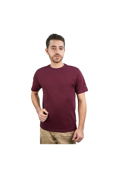 Giordano Men's Cotton Crewneck Slim Fit Tee - Short Sleeve