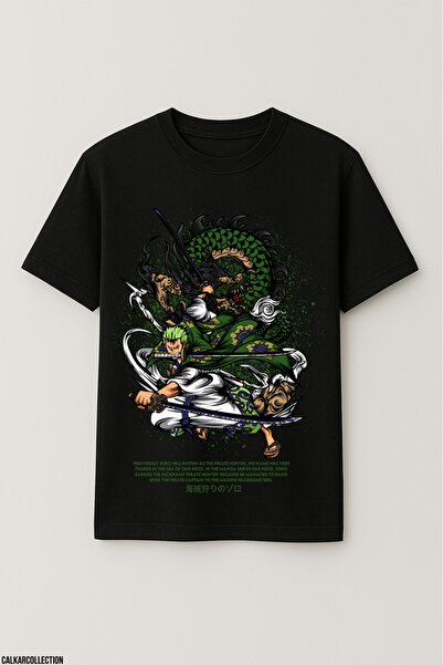 CALKARCOLLECTION تيشيرت ساموراي كبير الحجم للجنسين