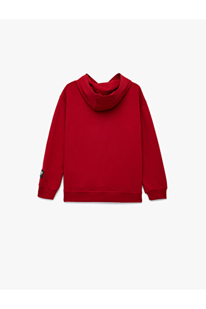 Koton Pamuklu Kanguru Cepli Uzun Kollu Kapüşonlu Oversize Sweatshirt