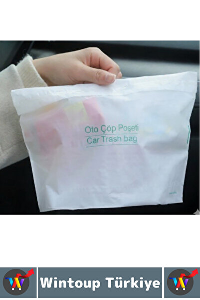 Wintoup Car Vehicle Interior Door Backseat Waterproof Self-Adhesive Practical Garbage Bag 40 Pieces
