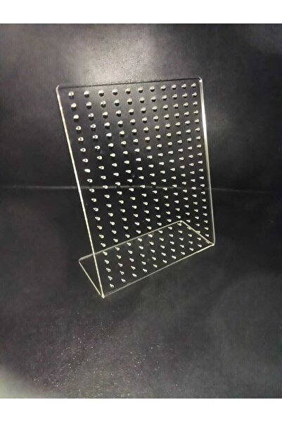 HomeJamin Şeffaf Pleksi 220 Delikli Küpe Sergileme Standı ve Organizer