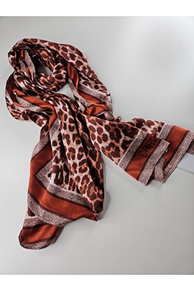 Webinay Home Leopard Pattern Cd Theme Silk Voile Shawl Silk Scarves Shawl Hijab