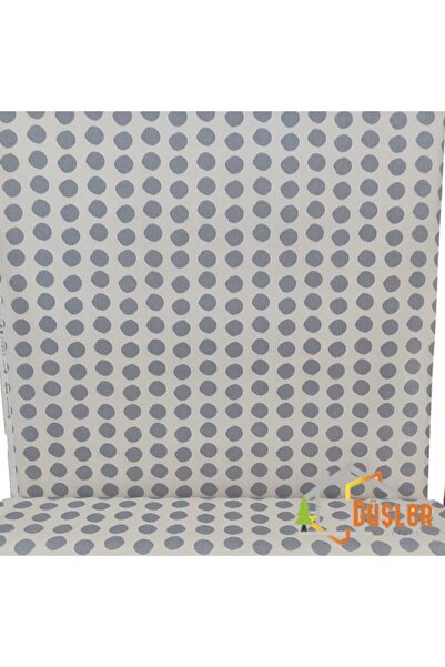 DÜŞLER EV TEKSTİLİ Polka Dot Water and Stain Repellent Panama Linen Duck Fabric Cloth