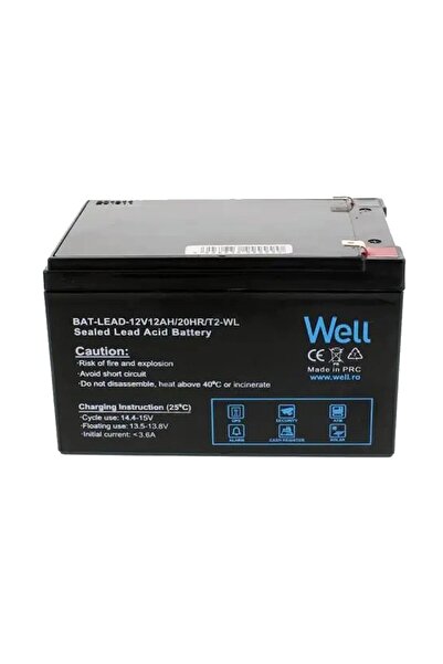 Nobrand Acumulator plumb acid 12V 12AH borna lata T2 Well