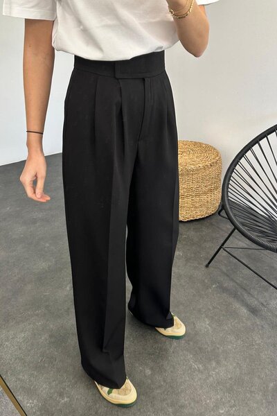 Suziş ΜΑΥΡΟ ΠΑΛΑΖΙΟ ΠΑΝΤΕΛΟΝΙ ΜΕ ΚΛΕΙΣΤΗ ΣΥΝΔΕΣΗ ΜΕ ΛΙΚΡΑ ATK001