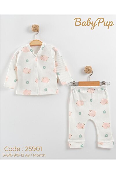 Butik Center Cotton Baby Set 2-Piece Set (Top + Bottom)
