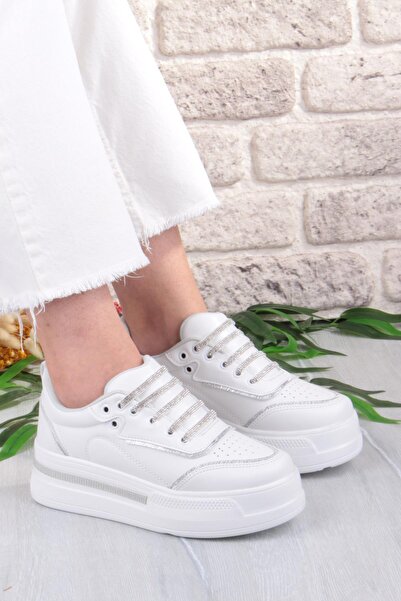 fort 07319 Pantofi de damă Flet Stone Accesoriu cu șireturi, cu talpă groasă