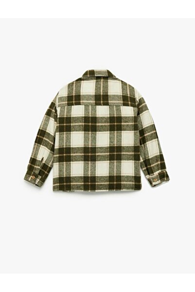 Koton Baby Boy Long Sleeve Classic Collar Pocket Detailed Lumberjack Shirt (Aw 25)