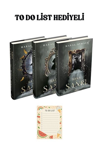 Ephesus Yayınları Saka ve Sanrı 1-2-3 Ciltli Set - to do list hediyeli Hediyeli