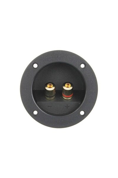 Nobrand Panel speaker connector 2 gold-plated contacts M105, round