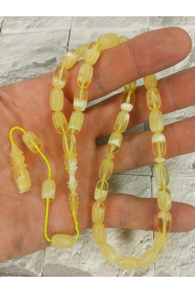 Tasarım Doğal Damla Kehribar Tesbih(Mügellef) Hüseyin Zeyd