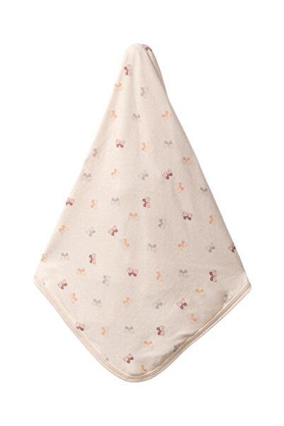 HENGAME بطانية أطفال بناتي مطبوعة على شكل فراشة من القطن العضوي بنسبة 100% مق...