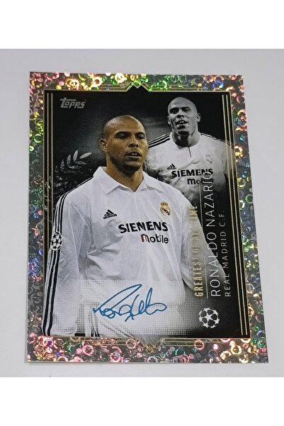 Topps رونالدو نازاريو أفضل لاعب في العصر