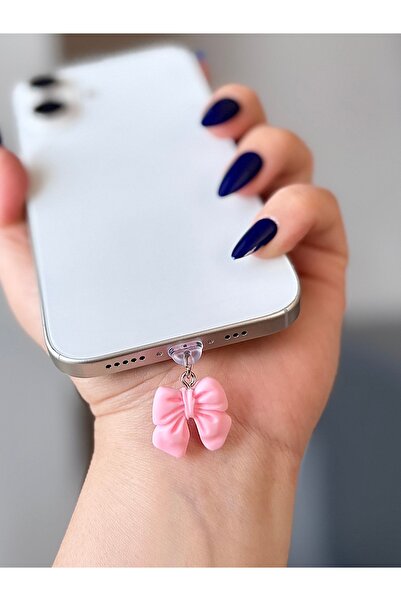 MİRAZ TASARIM TYP-C UYUMLU FİYONK KAWAİİ TARZ ŞARJ GİRİŞ KORUMA TOZLUK TELEFON CHARM