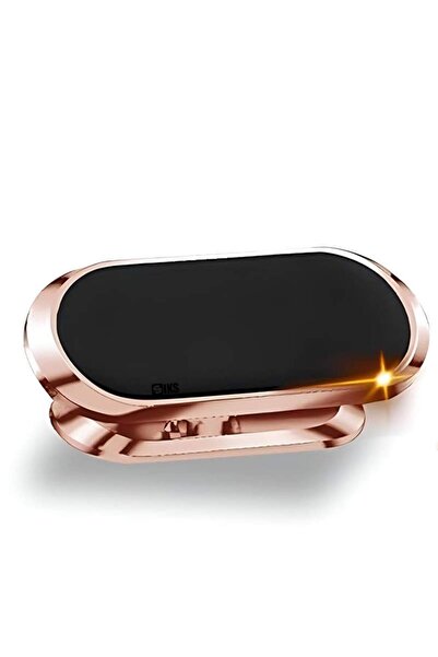 SIKS Suport magnetic pentru telefon auto, pentru mașină, birou și casă, auriu...