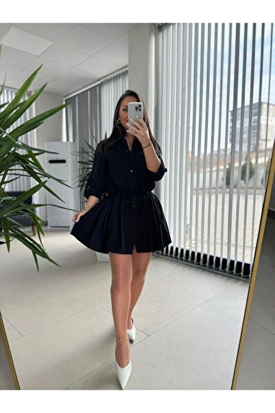 ÖZARAA Tulum Elbise Şhortlu Siyah