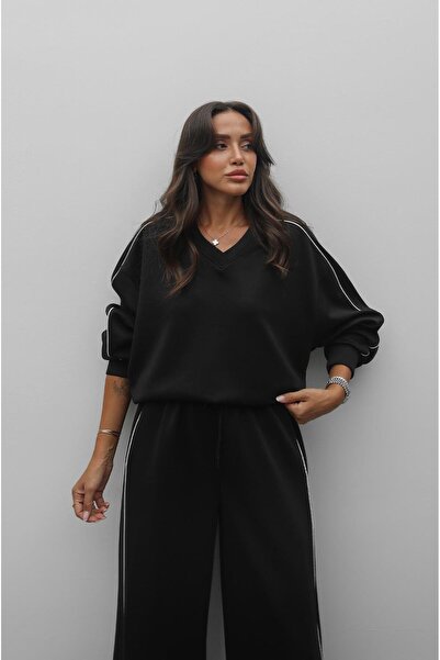 Havoş Σετ αθλητικής φόρμας Modal με λεπτομέρεια μαύρης γραμμής