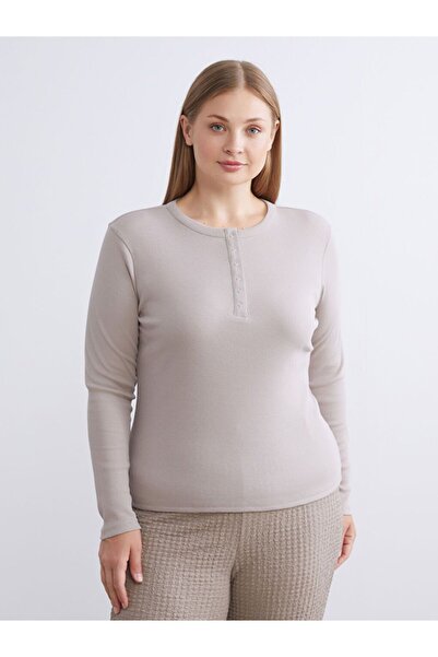 LC Waikiki LCWAIKIKI Classic Bisiklet Yaka Kadın Body