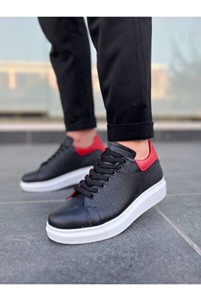 BESKAR Kb Dx3 Black Leather Casual Men's Shoes – Lightweight Construction