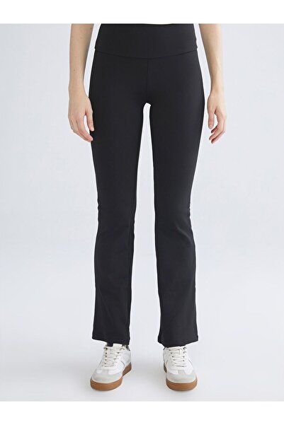 LC Waikiki KOOR Beli Lastikli İspanyol Paça Kadın Spor Tayt