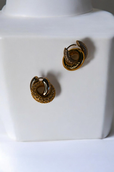 sellycodesign Miralay Double Color Earrings