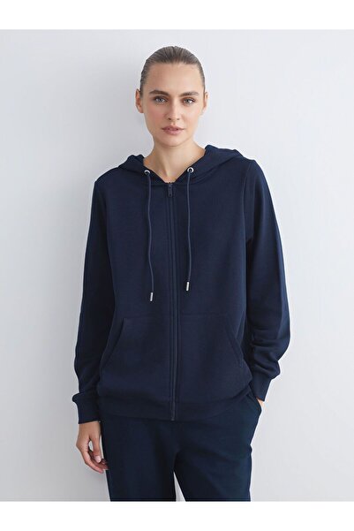 LC Waikiki Γυναικεία φούτερ με φερμουάρ LCWAIKIKI Basic Hooded