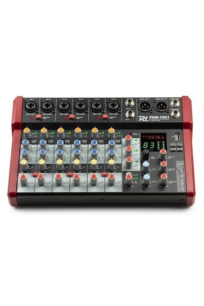 Nobrand Mixer Power Dynamics PDM-Y801,8 canale, Bluetooth, USB
