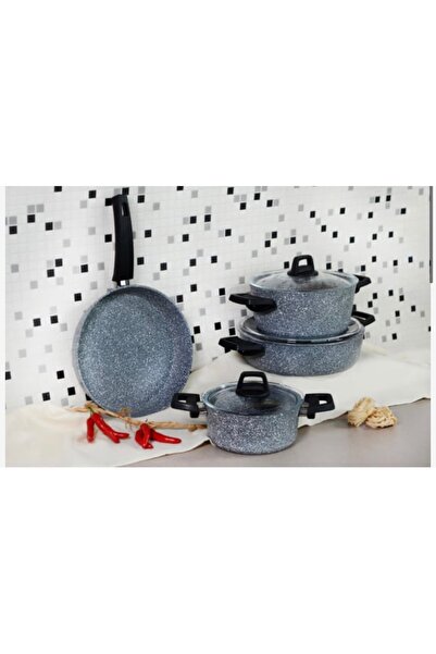 Paçi royal 7 parça granit tencere tava seti