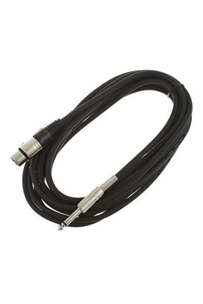 The Sssnake Cablu Microfon XLR Jack Mono 6 m SMP6BK