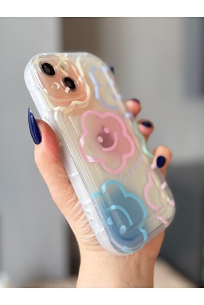 MİRAZ TASARIM iPhone 13 Airbag Model Flower Patterned Case2