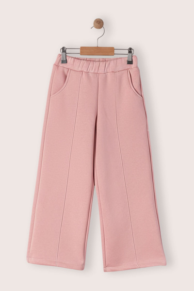 Minika Girls' Tracksuit Set 3-Piece – Hooded Sweatshirt, Sweatshirt and Wide-Leg Pants |   5-8 Years Old