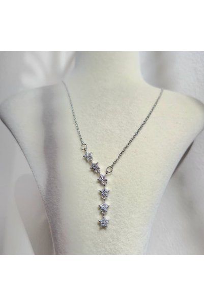 Haze Star Y Necklace