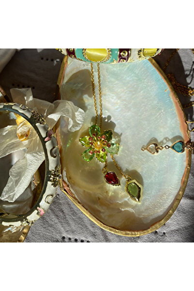 STAİNLES Çiçek Bahçesi Kolye