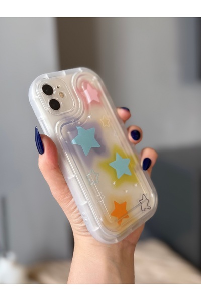 MİRAZ TASARIM Iphone 11 airbag model star pattern case2